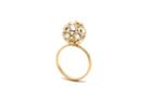 Tresor Collection - Rainbow Moonstone Sphere Ball Ring In 18k Yellow Gold
