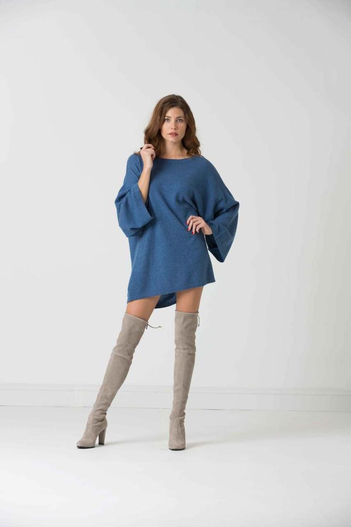 Minnie Rose - Cashmere Trapeze Tunic - 18435