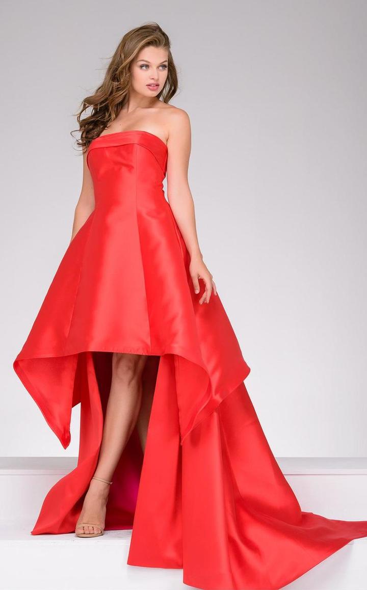 Jovani - 47444 Sleek High Low A-line Dress