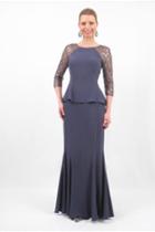 Daymor Couture - 650 Embellished Bateau Sheath Dress