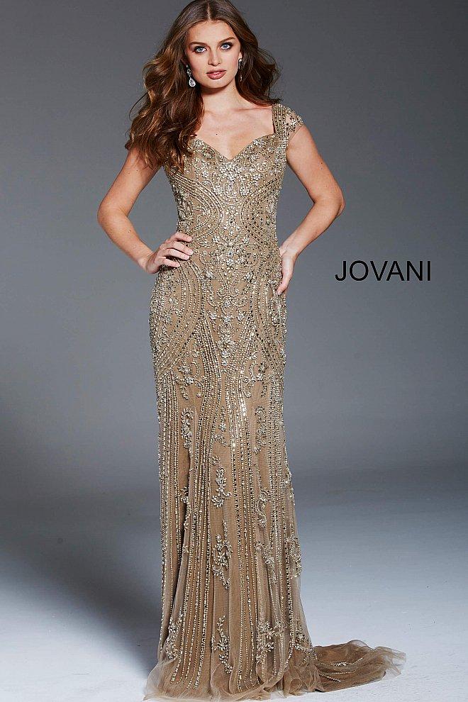 Jovani - 57791 Beaded Sweetheart Fitted Evening Gown