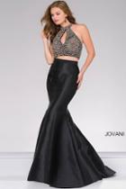 Jovani - Two-piece Mermaid Prom Dress 49912