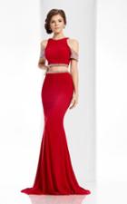 Clarisse - 3109 Two Piece Bejeweled Dress