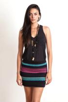 Goddis - Tavi Knit Skirt In Black Sable