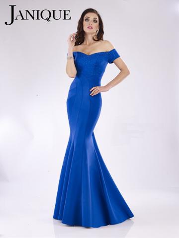 Janique - Jq1616 Dress In Royal