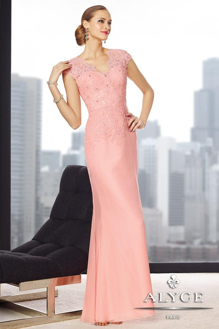 Alyce Paris - 29692 Long Dress In Light Pink
