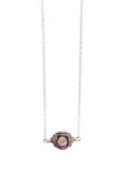 Heather Gardner - Rough Cut Diamond Ball Necklace