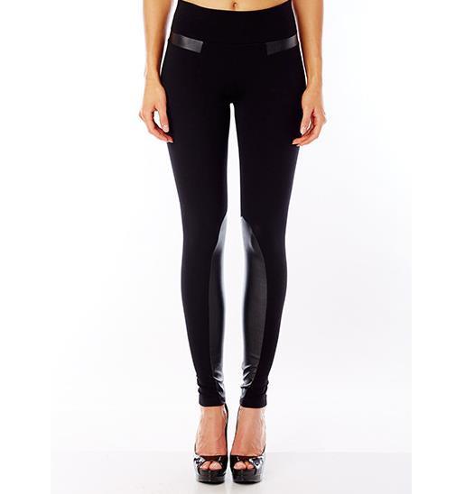 Daniela Corte - Nolita Legging With Eco Leather Detail