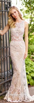 Enchanting By Mon Cheri - 118144 Scalloped Lace Bridal Dress