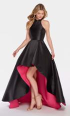 Alyce Paris - 60100 Fitted High Halter High Low Dress