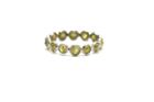 Tresor Collection - Rose Cut Organic Diamond Ring Band In 18k White Gold Yellow Gold