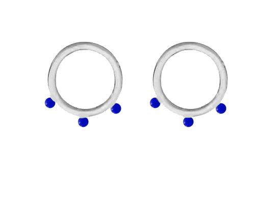 Bonheur Jewelry - Ella Lapis Earrings
