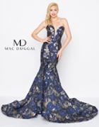 Mac Duggal - 67675r Fitted Strapless Trumpet Evening Gown