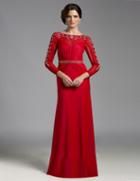Lara Dresses - 32569 In Dark Red