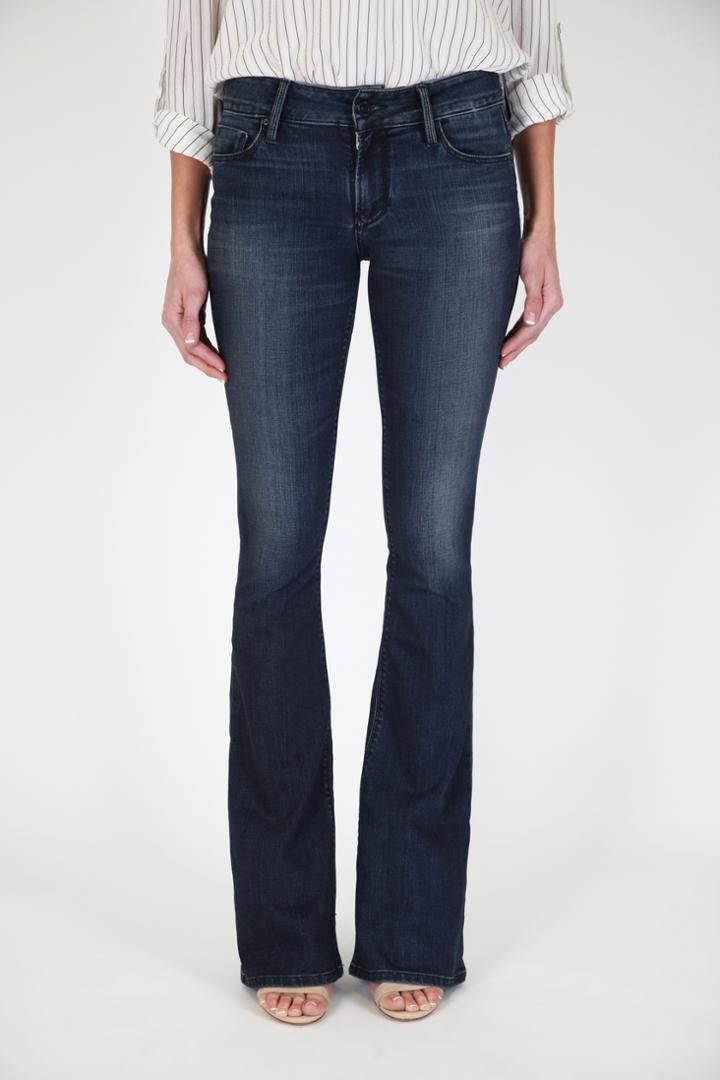 Black Orchid Denim - Mia Mid Rise Skinny Flare Going Incognito