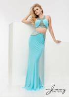 Jasz Couture - Two-piece Crystal-encrusted Dress 5954
