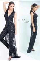 Ieena For Mac Duggal - V Neck Gown Style 1031i