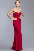 Aspeed - L2047 Lace Strapless Sweetheart Prom Dress