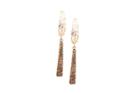 Tresor Collection - Lattice Dangle Earrings In 18k Rg