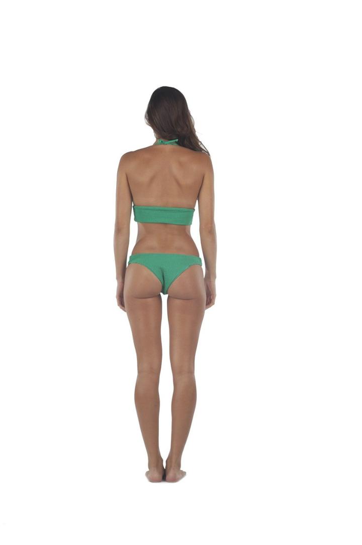 Lolli Swimwear - Popsie Bottom In Dk Green