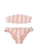 Lolli Swimwear - Kids Darling Set In Pinky Stripes