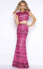 Cassandra Stone - 4515a Two Piece Gown Style