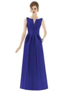 Alfred Sung - D655 Bridesmaid Dress In Electric Blue
