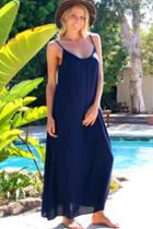 Long Perfect Dress In Navy