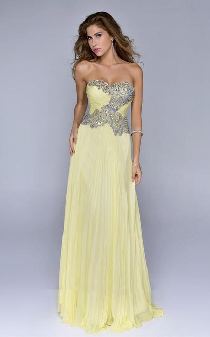 Nina Canacci - 8005 Dress In Lemon