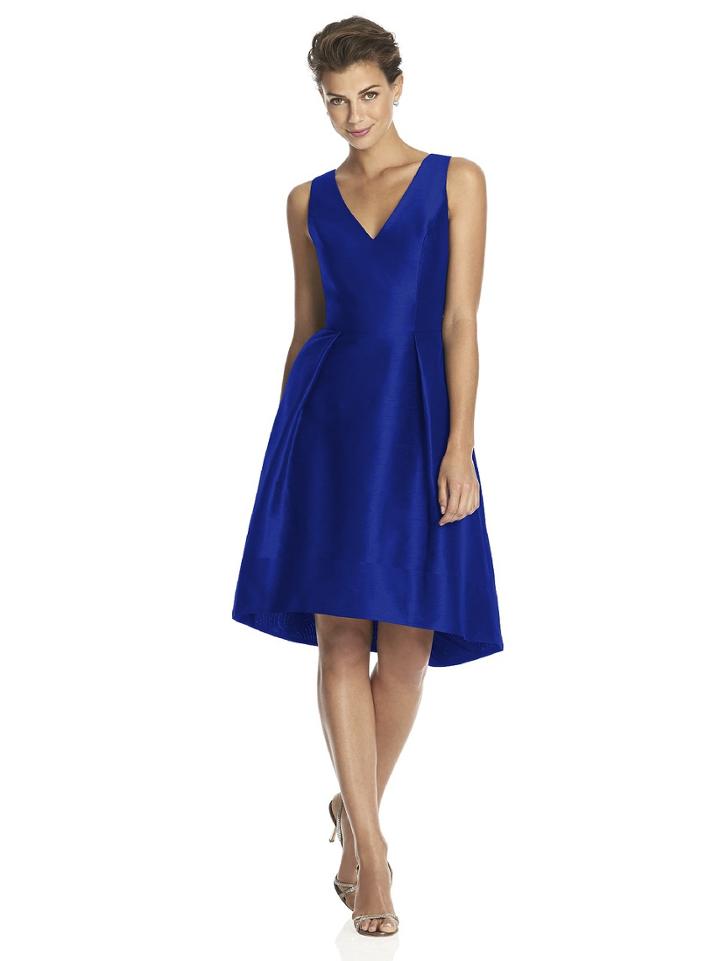 Alfred Sung - D586 Bridesmaid Dress In Royal