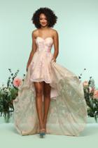 Zoey Grey - 31265 Sequined Sweetheart Jersey High Low A-line Dress