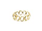 Tresor Collection - Green Amethyst Stackable Ring Band In 18k Yellow Gold
