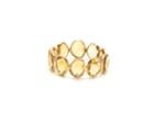 Tresor Collection - Citrine Slices Ring Bands In 18k Yellow Gold