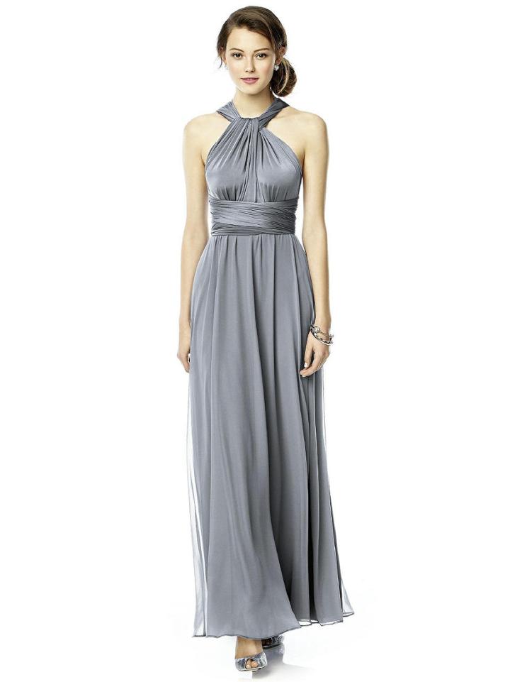 Dessy Collection - Luxtwist2 Dress In Platinum