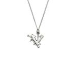 Femme Metale Jewelry - Love Letter V Charm Necklace
