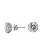 Cz By Kenneth Jay Lane - Crown Prong Studs