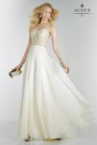 Alyce Paris - 6567 Prom Dress In Pearl