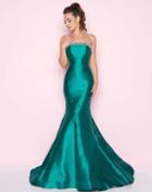 Mac Duggal - 66561l Bedazzled Straight Mermaid Dress