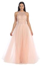 Majestic Dress With Lacy And Beaded Bodice