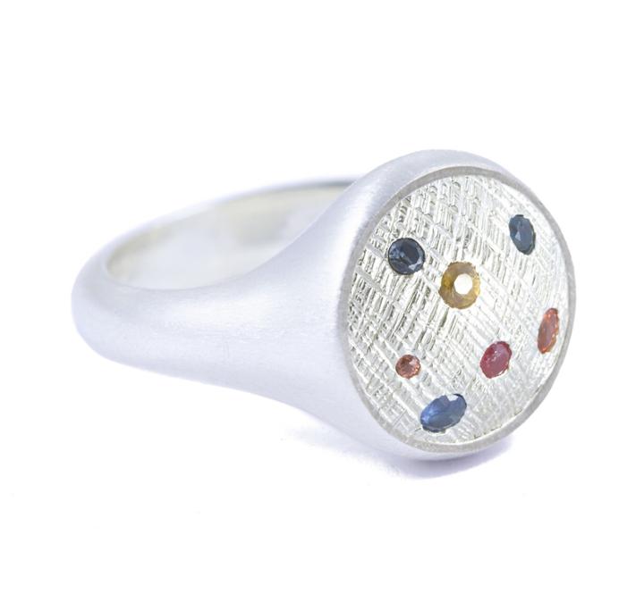 Nina Nguyen Jewelry - Petite Round Silver Ring