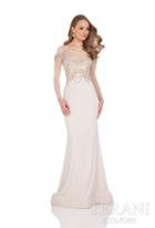 Terani Evening - Long Sleeves Embellished Long Dress 1611m0641b