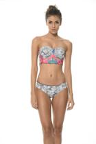 2017 Malai Swimwear - Flowery Printed Reef Ruched Bottom B00237