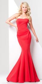 Paris Prom By Mon Cheri - 115704 Long Dress In Red