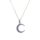 Ashley Schenkein Jewelry - Brooklyn Moon With Sapphire Necklace