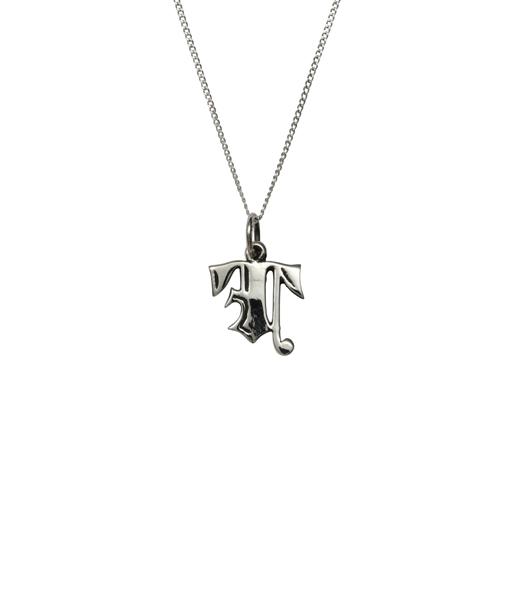Femme Metale Jewelry - Love Letter T Charm Necklace