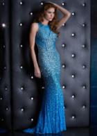 Jasz Couture - 5058 Dress In Royal