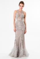 Terani Couture - Bead Embellished Halter Neck Gown 1521gl0788b