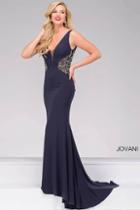 Jovani - Sexy Jersey Prom Dress 49947