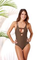 Poema Swim - Paracas One-piece: Olivo