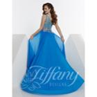 Tiffany Designs - One Shoulder Rhinestone Embellished Gown 16089